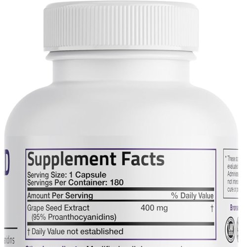 Grape seed soybean extract soft capsule 500mg*60 capsules/bottle